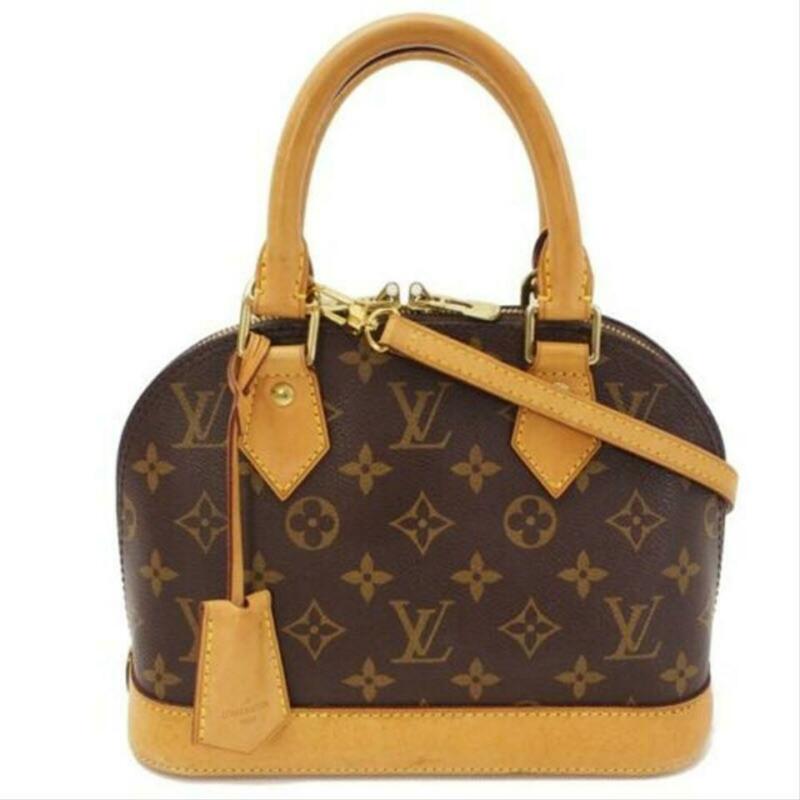 Louis Vuitton Alma Bb Brown Monogram Canvas Cross Body Bag