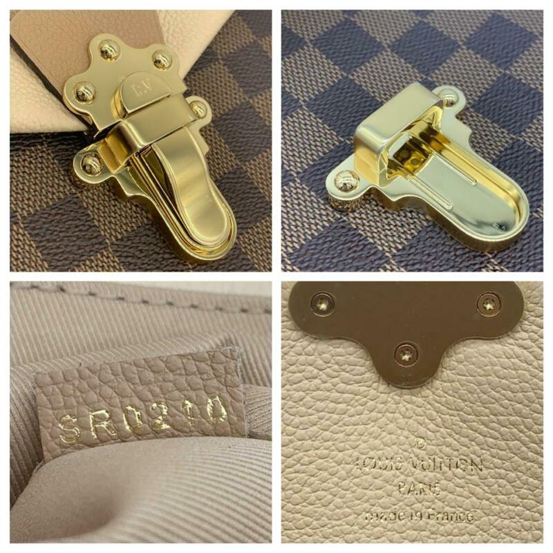 Louis Vuitton Clapton Creme Brown Damier Ébène Canvas Backpack