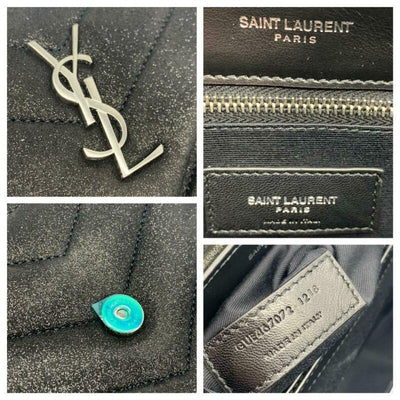 Loulou crossbody bag Saint Laurent Black in Suede - 26030523