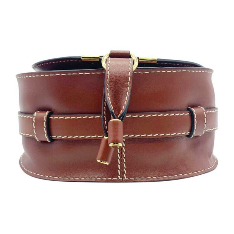 Chloé Crossbody Marcie Small Brown Leather Shoulder Bag