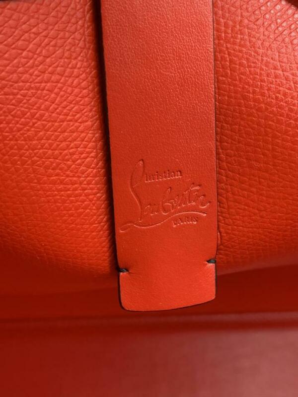 Christian Louboutin Loubiballage Calfskin Cabata Black Leather Tote