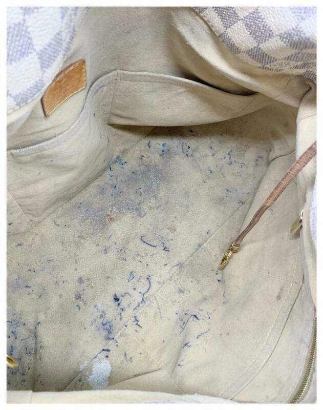 Louis Vuitton Artsy Mm White Damier Azur Canvas Hobo Bag