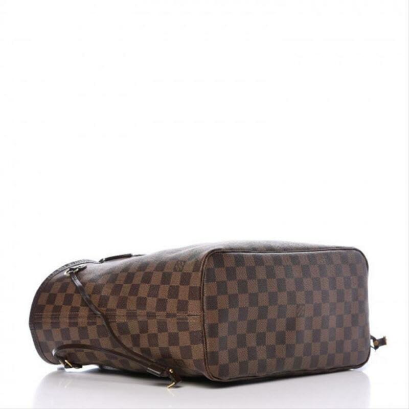 Louis Vuitton Neverfull Neo Mm Rose Ballerine Pink Brown Damier Ébène Canvas