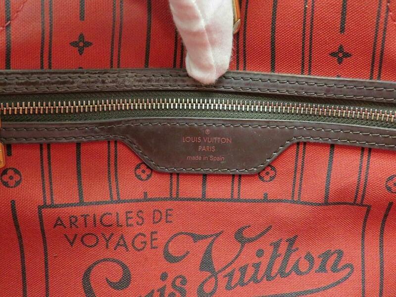 Louis Vuitton Neverfull Mm Brown Damier Ébène Canvas Tote