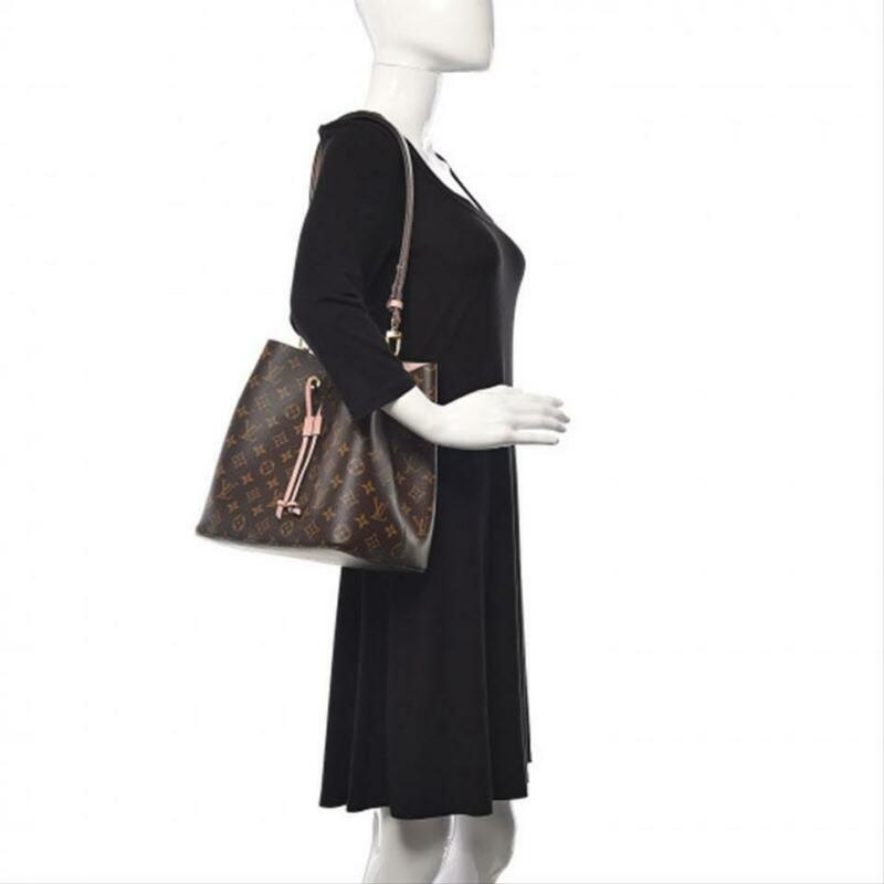 Louis Vuitton Neonoe Rose Poudre Pink Monogram Canvas Shoulder Bag