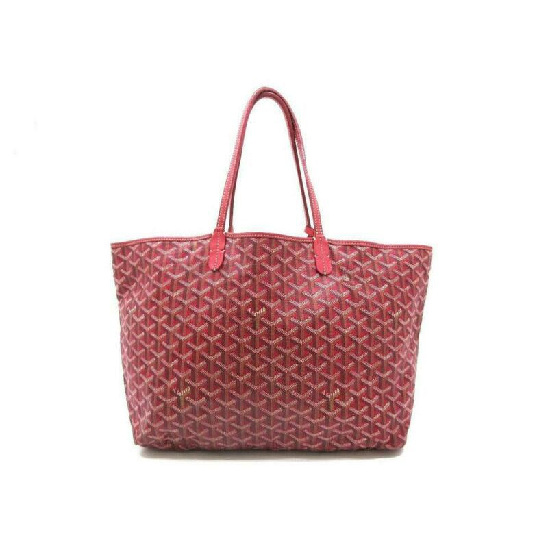 Goyard Saint Louis Pm with Pouch Special Edition Red Coated Canvas Tote