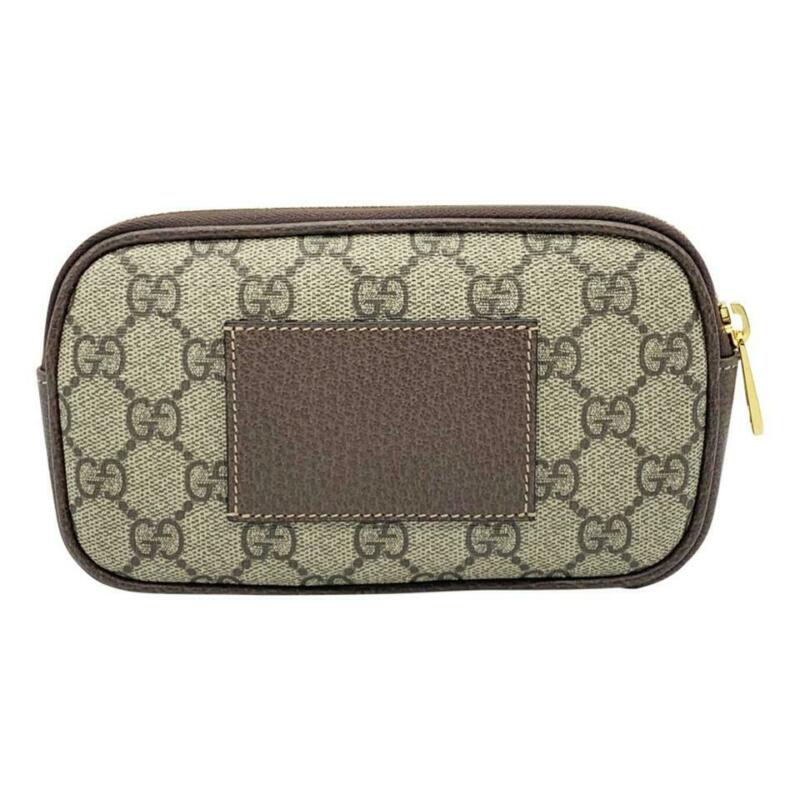Gucci Ophidia Belt Brown Gg Supreme Canvas Cross Body Bag