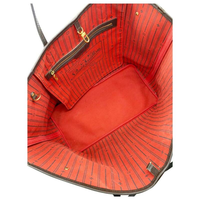 Louis Vuitton Neverfull Gm Brown Damier Ébène Canvas Tote