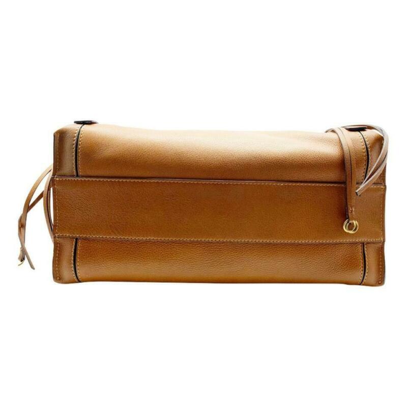 Chloé Milo Caramel Medium Calfskin Brown Leather Tote