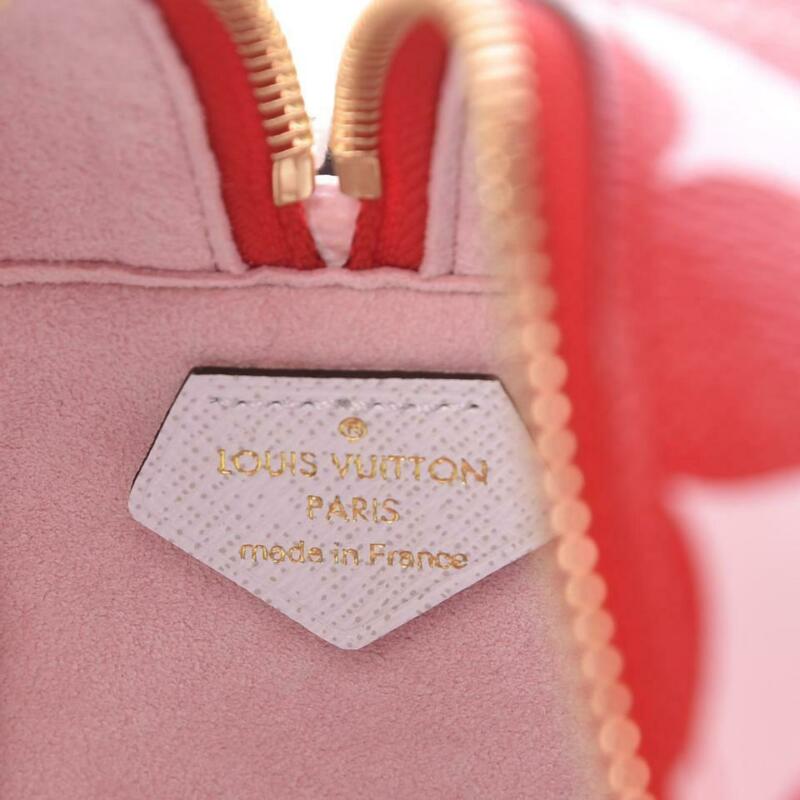 Louis Vuitton Giant Beach Pouch Rouge Pink Monogram Canvas Shoulder Bag