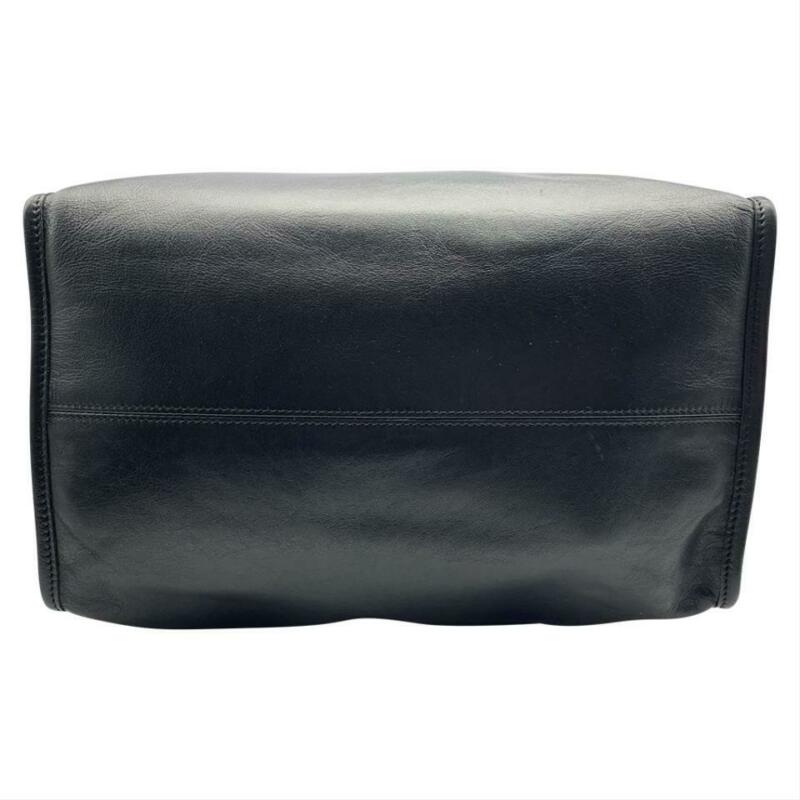 Balenciaga Logo Market Shopper Black Leather Tote