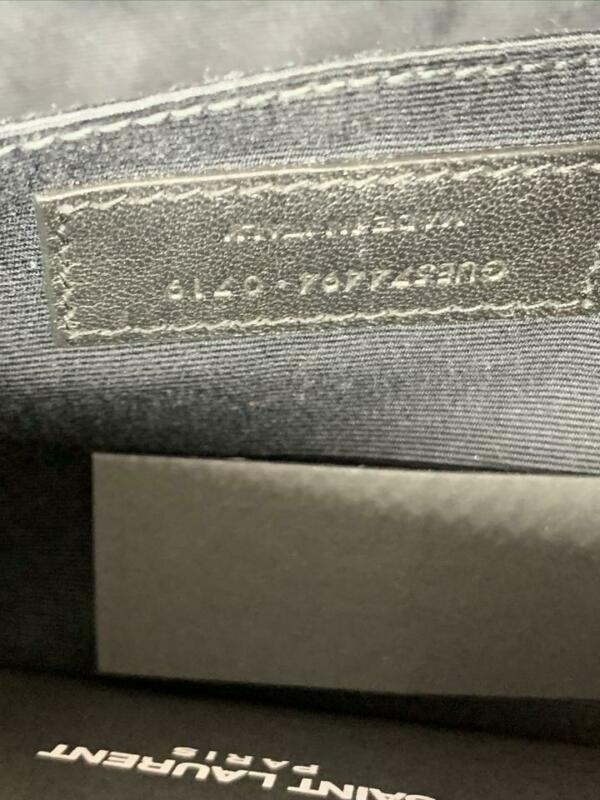 Saint Laurent Camera Lou Medium Ysl Monogram Quilted Green Velvet Cross Body Bag