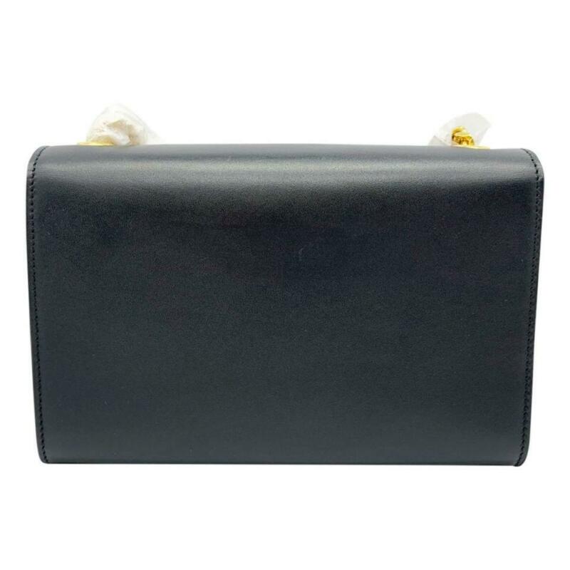 Saint Laurent Monogram Kate Small Tassel Monogram Black Leather Cross Body Bag