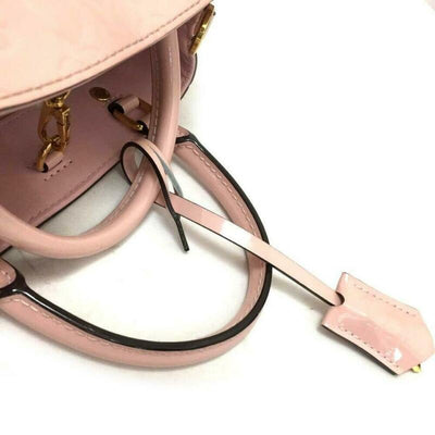 Louis Vuitton Montaigne Bb Vernis Rose Ballerine Pink Patent Leather Satchel