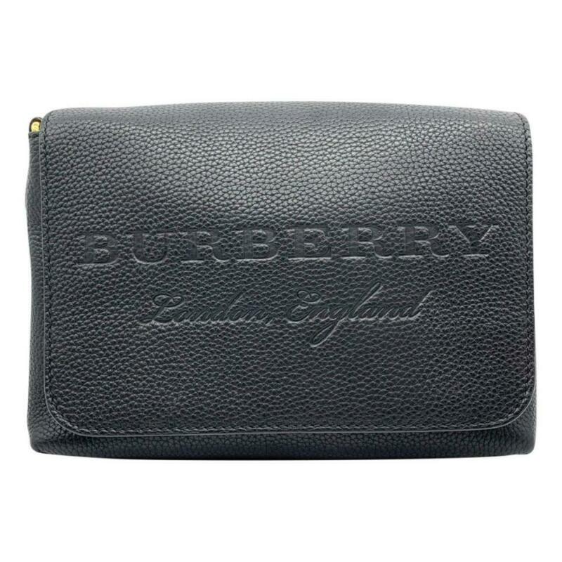 Burberry Crossbody Small Burleigh Black Leather Messenger Bag