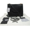 MCM Crossbody Hobo Bag Sara Convertible Shopper Black Leather Tote