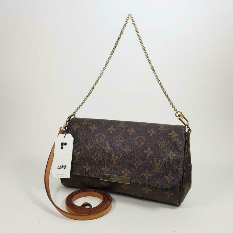 Louis Vuitton Favorite Mm Brown Monogram Canvas Cross Body Bag