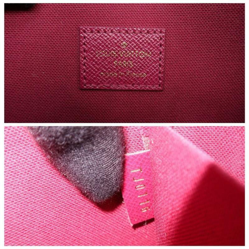 Louis Vuitton Pochette Felicie Chain Wallet Cross Body Brown Monogram Canvas