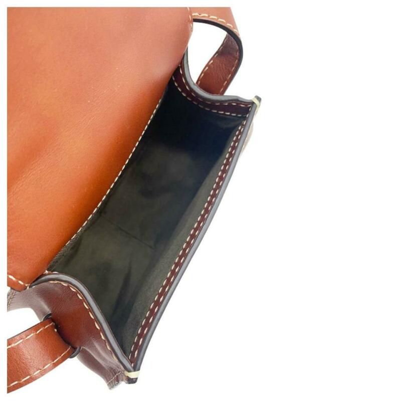 Chloé Crossbody Marcie Small Brown Leather Shoulder Bag