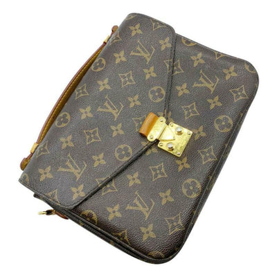 Louis Vuitton Crossbody Pochette Metis Brown Monogram Canvas Shoulder Bag