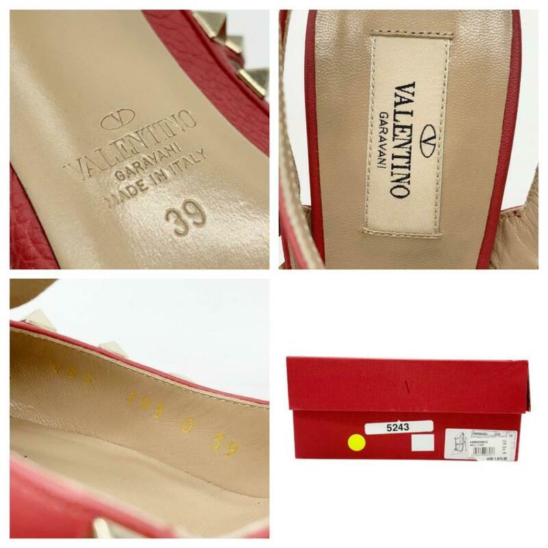 Valentino Pink Rockstud T-strap Rock Pumps