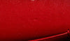 Saint Laurent Monogram Kate Chain Wallet Medium Envelope Red Patent Leather