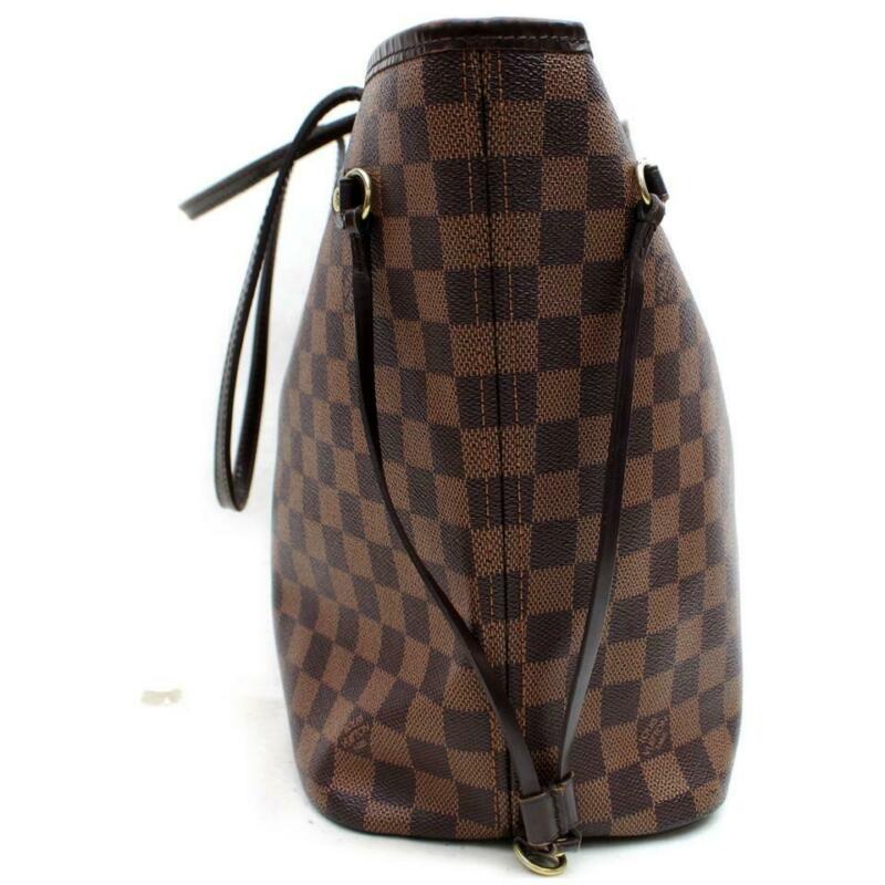 Louis Vuitton Neverfull Mm Brown Damier Ébène Canvas Tote