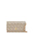 Burberry Hazelmere Logo Print Wallet Beige Leather Shoulder Bag