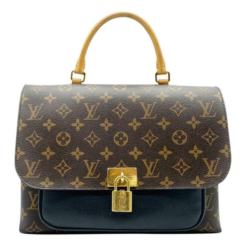 Louis Vuitton Marignan Black Monogram Canvas Shoulder Bag