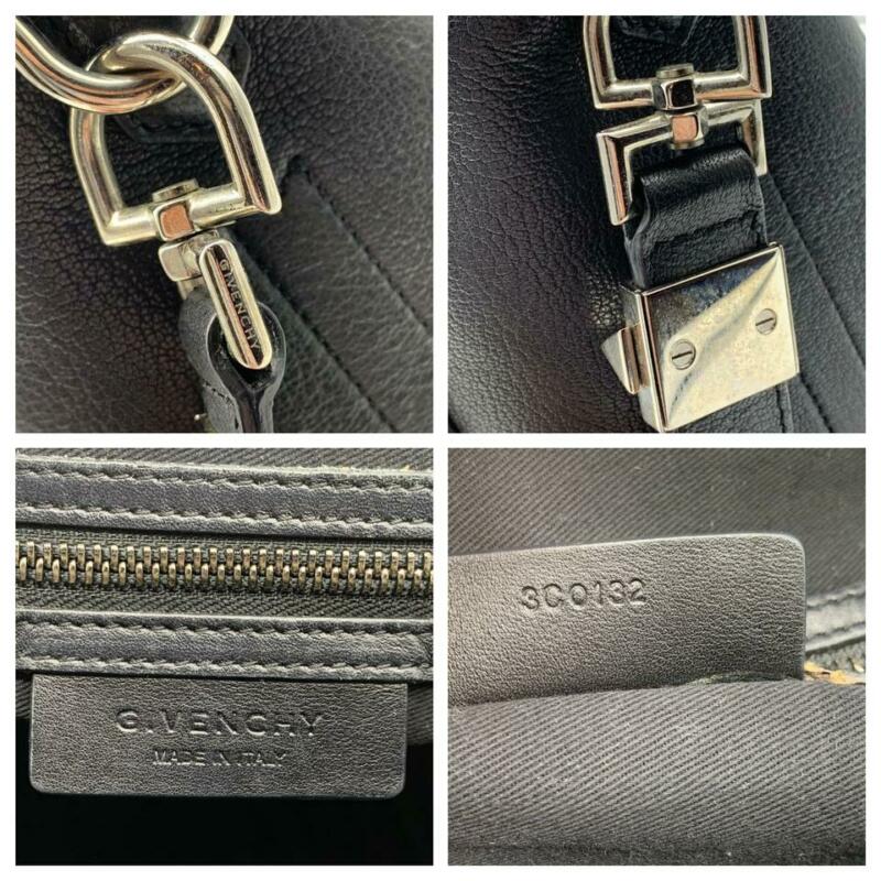 Givenchy Sugar Goatskin Small Antigona Black Leather Shoulder Bag