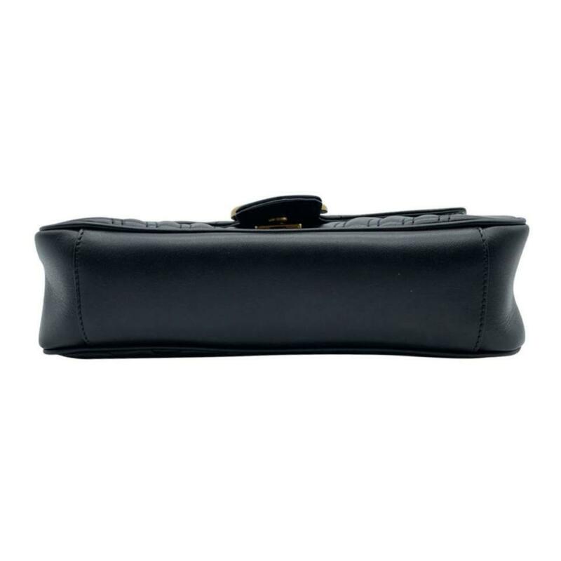Gucci GG Marmont Small Back Leather Shoulder Bag