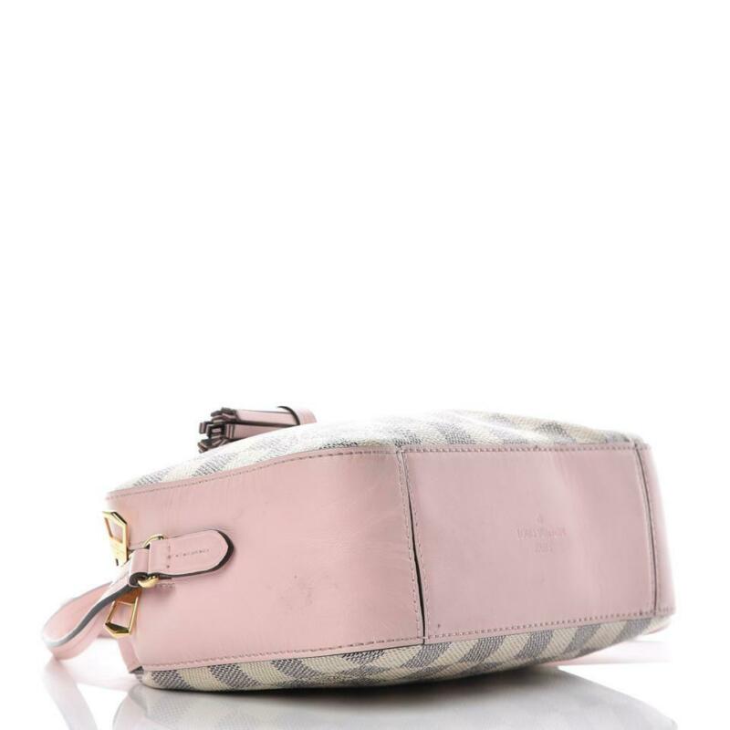 Louis Vuitton Saintonge Eau De Rose Pink Damier Azur Canvas Shoulder Bag
