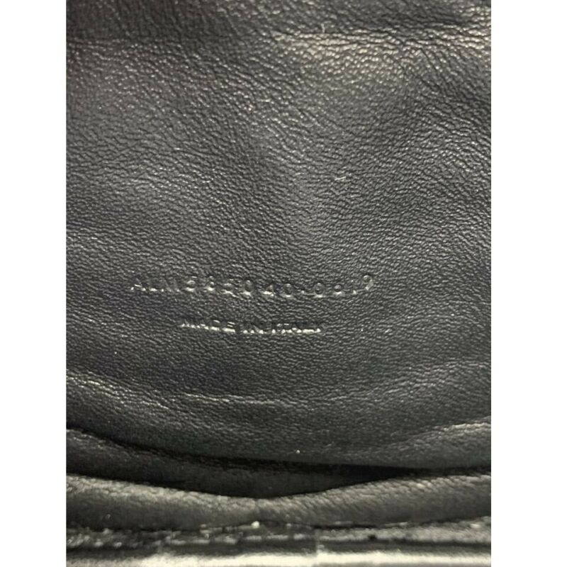 Saint Laurent Monogram Ysl Camera Black Leather Cross Body Bag