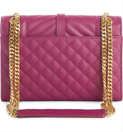 Saint Laurent Envelope Medium Bag in Pink