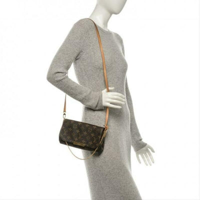 Louis Vuitton Favorite Pm Brown Monogram Canvas Cross Body Bag