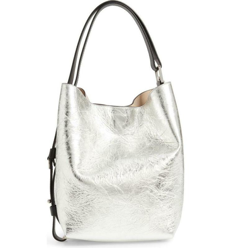 Givenchy Bucket Bag Medium Gv Calfskin Suede Beige Leather Tote