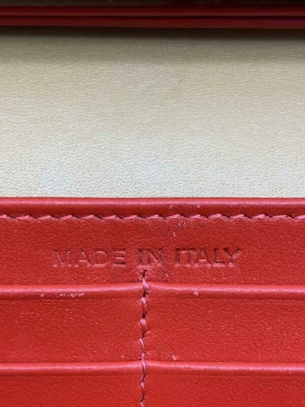 Christian Louboutin Macaron Spike Brown Leather Wristlet