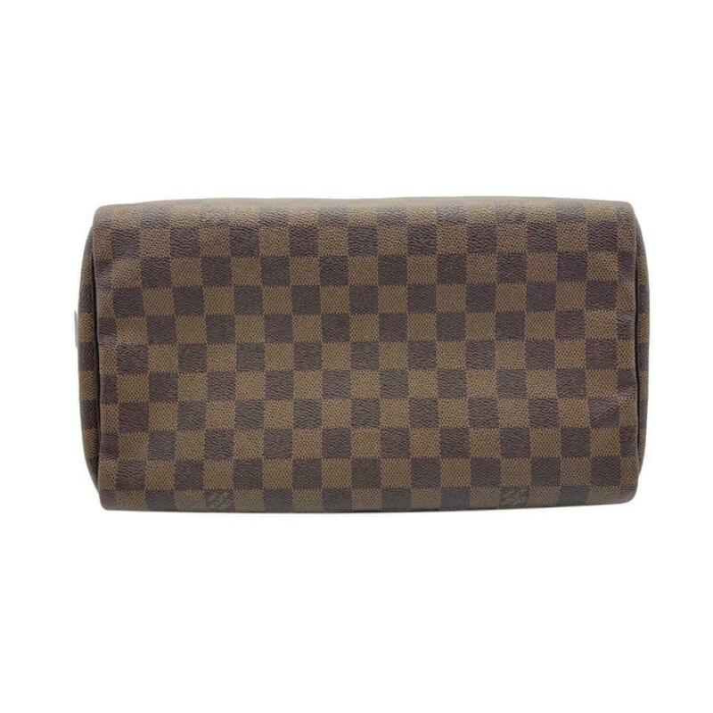 Louis Vuitton Speedy 30 Brown Damier Ébène Canvas Satchel