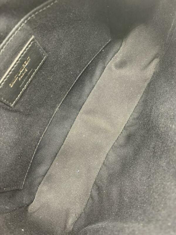 Saint Laurent Monogram Lou Camera Black Leather Cross Body Bag