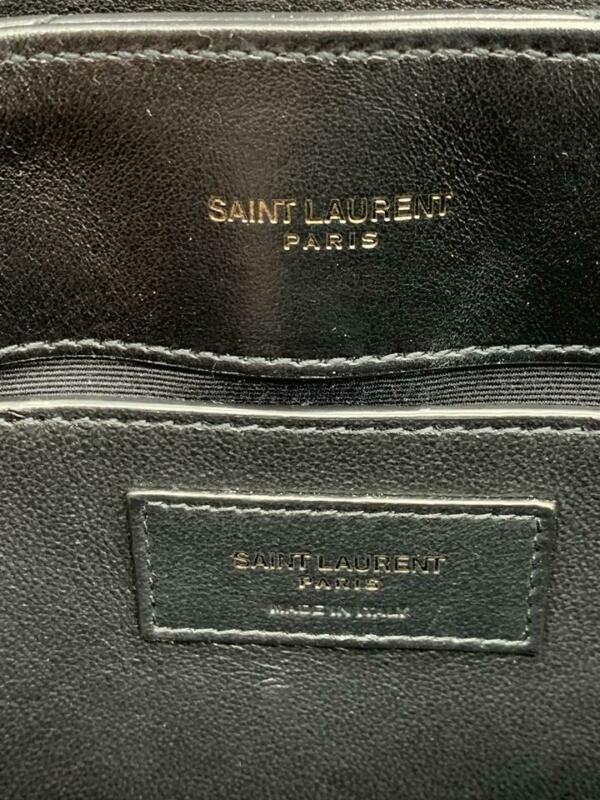 Saint Laurent Monogram Loulou Small Matelasse Matte Black Leather Shoulder Bag