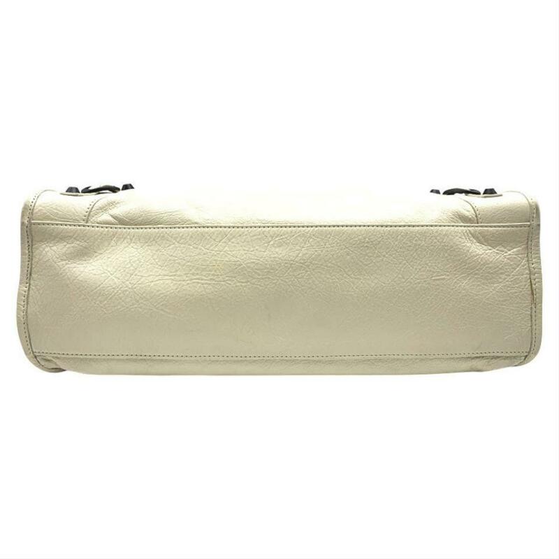 Balenciaga Classic City Tote Beige Leather Satchel