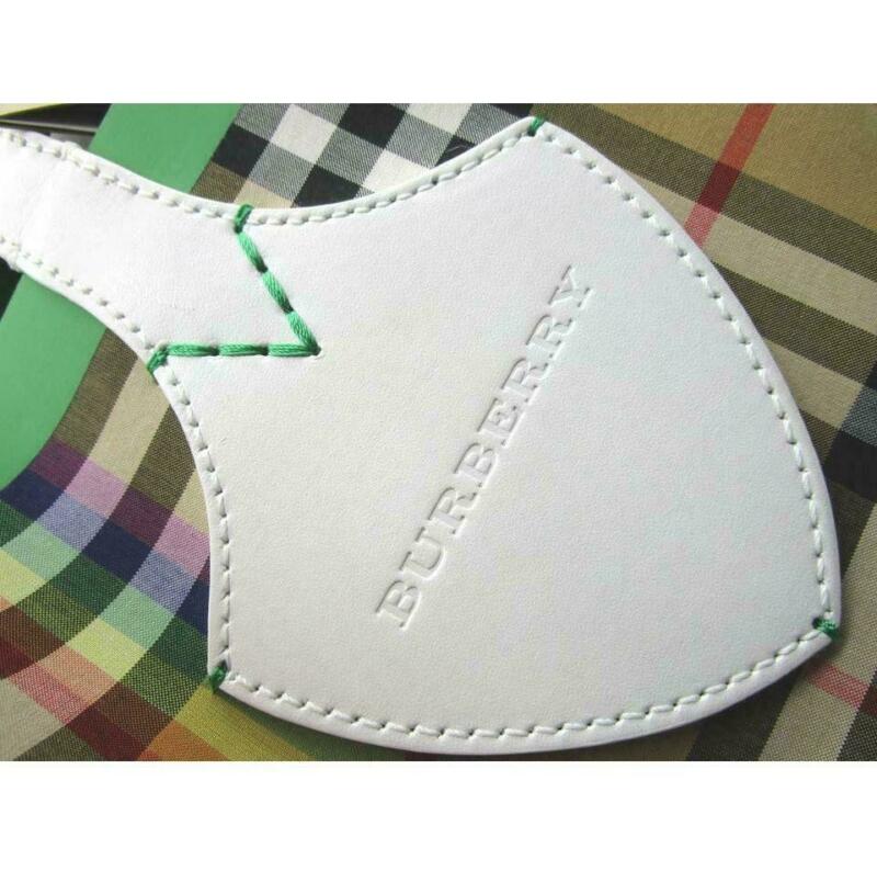 Burberry Medium Giant Vintage House Check Rainbow Beige Coated Canvas Tote