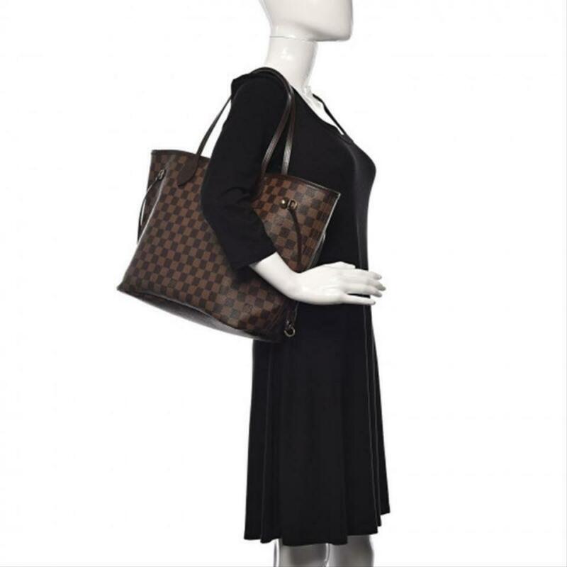 Louis Vuitton Neverfull Mm Brown Damier Ébène Canvas Tote