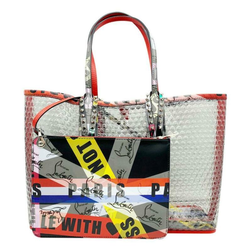 Christian Louboutin Small Cabata Red Pvc Tote