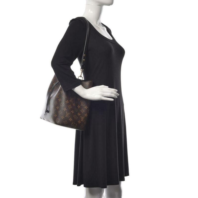 Louis Vuitton Neonoe Noir Black Monogram Canvas Shoulder Bag