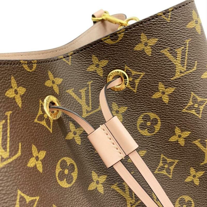 Louis Vuitton Neonoe Rose Poudre Pink Monogram Canvas Shoulder Bag