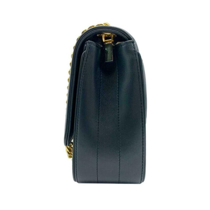 Saint Laurent Shoulder Vicky Medium Monogram Matelasse Algae (Dark Green)