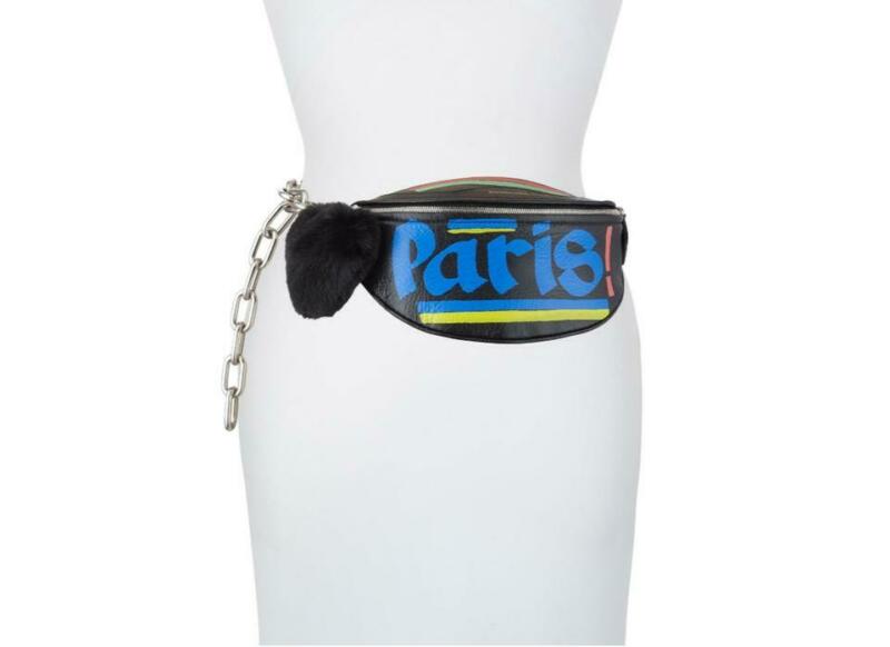 Balenciaga Souvenir Xxs Aj Paris Fanny Black Leather Cross Body Bag