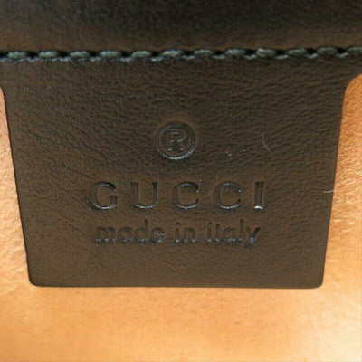 Gucci GG Marmont Top Handle Tote Black Leather Shoulder Bag