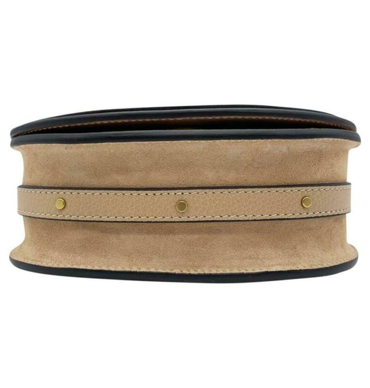 Chloé Crossbody Nile Small Bracelet Beige Leather Shoulder Bag